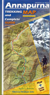 Trekking map and complete guide of Annapurna